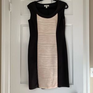 Dressbarn Black and Cream Dress